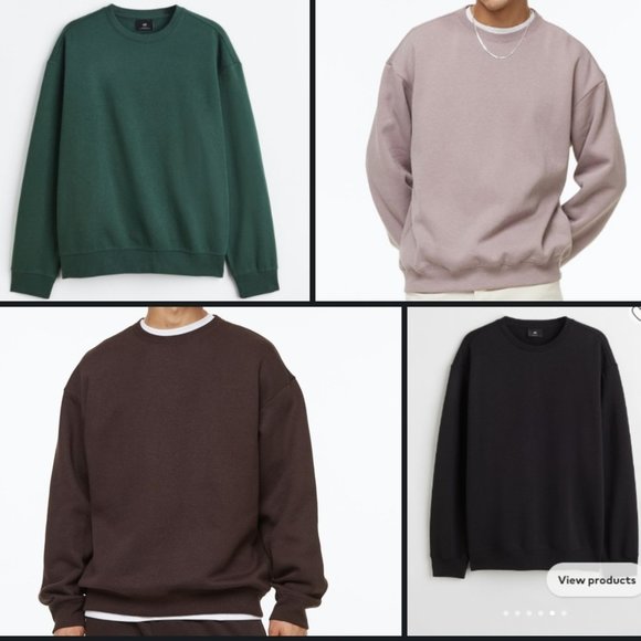 H&M Relaxed Fit Sweatshirt Bundle - Picture 1 of 6